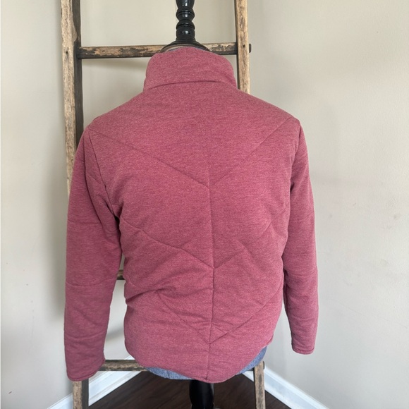 Three Dots Quilted Sweatshirt Jacket - Picture 4 of 9
